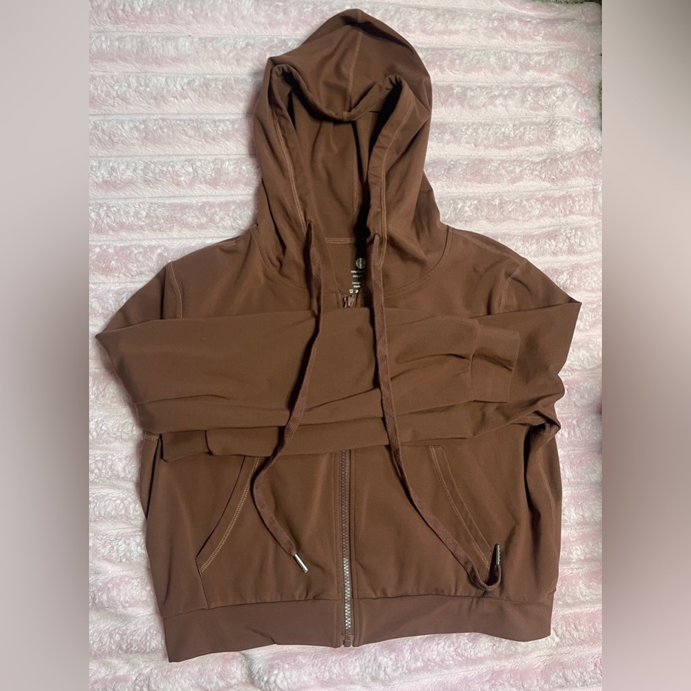 Til You Collapse Brown Hoodie Jacket